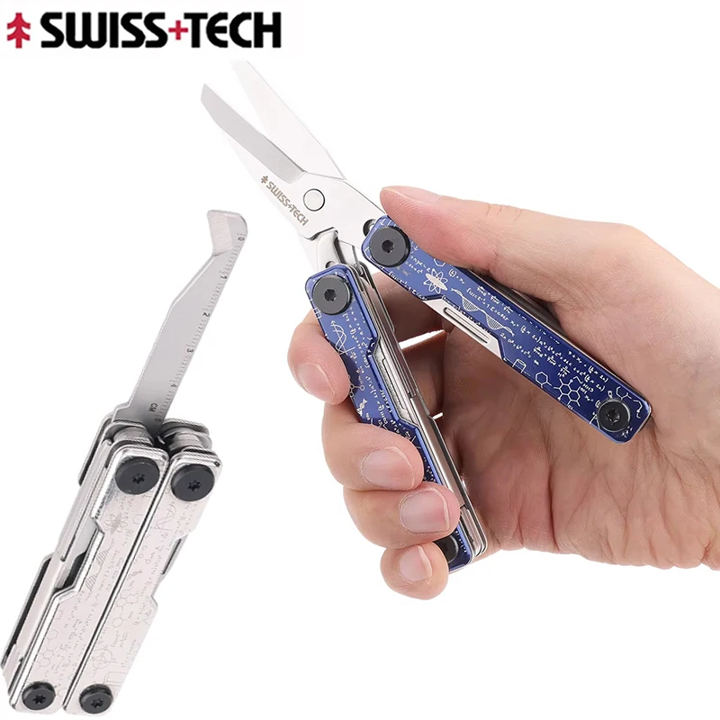 SWISS TECH 12-in-1 Handle Multifunction Folding Carry Tool Folding Knife Outdoor Camping Handheld Knife Portable Multi-Purpose
SWISS TECH 12-in-1 Handle Multifunction Folding Carry Tool Folding Knife Outdoor Camping Handheld Knife Portable Multi-Purpose
