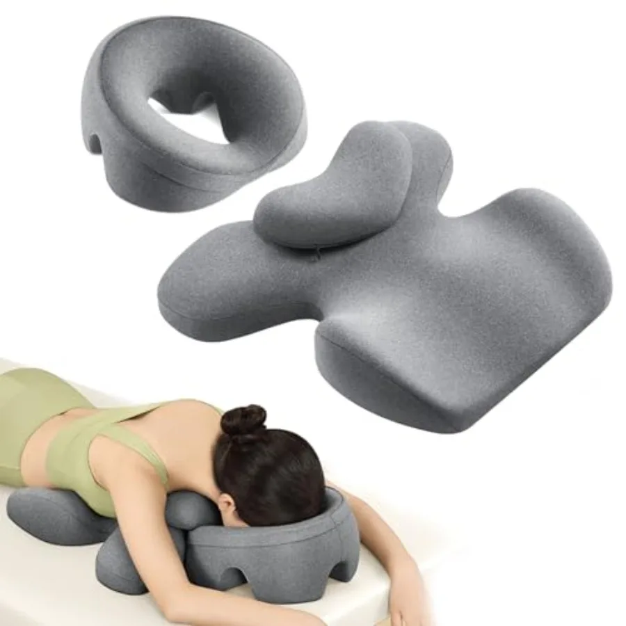 Face Down Pillow a Chest and face Support Sleep Pillow is Suitable for Massage SPA and Sleep. Face Down for Eye Surgery After S
Face Down Pillow a Chest and face Support Sleep Pillow is Suitable for Massage SPA and Sleep. Face Down for Eye Surgery After S