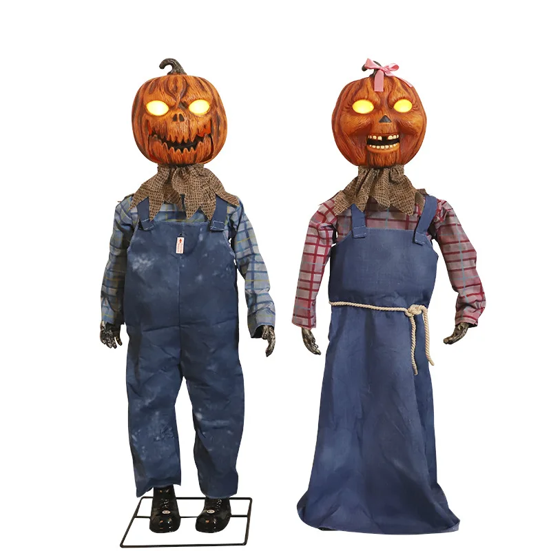 Halloween pumpkin ghost horror decoration electric induction with sound lighting secret room escape haunted house bar atmosphere
Halloween pumpkin ghost horror decoration electric induction with sound lighting secret room escape haunted house bar atmosphere