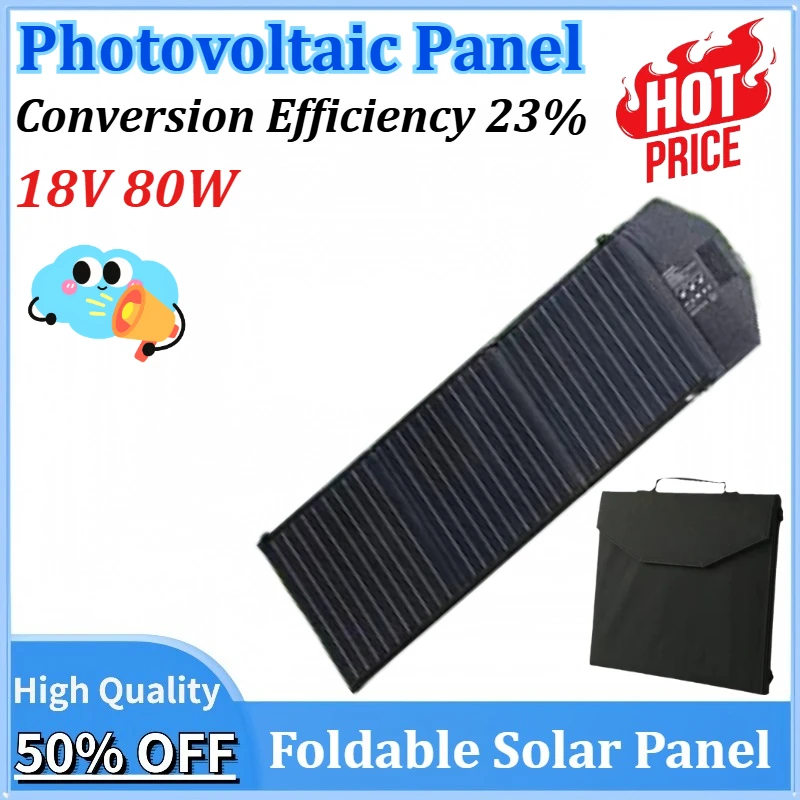 Newly upgraded 18V 80W Solar Panel Flexible Home Camper Photovoltaic Panel for Camping RV PV Panels Home Charge Solar Cells
Newly upgraded 18V 80W Solar Panel Flexible Home Camper Photovoltaic Panel for Camping RV PV Panels Home Charge Solar Cells