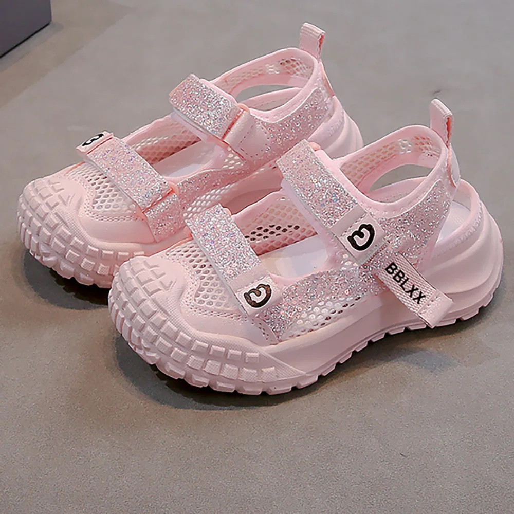 Summer Sport Sandals For Girls Ergonomics Soft-soled Teenager Girl's Sneakers For Summer Hollow Out Breathable Kid's Sport Shoes
Summer Sport Sandals For Girls Ergonomics Soft-soled Teenager Girl's Sneakers For Summer Hollow Out Breathable Kid's Sport Shoes