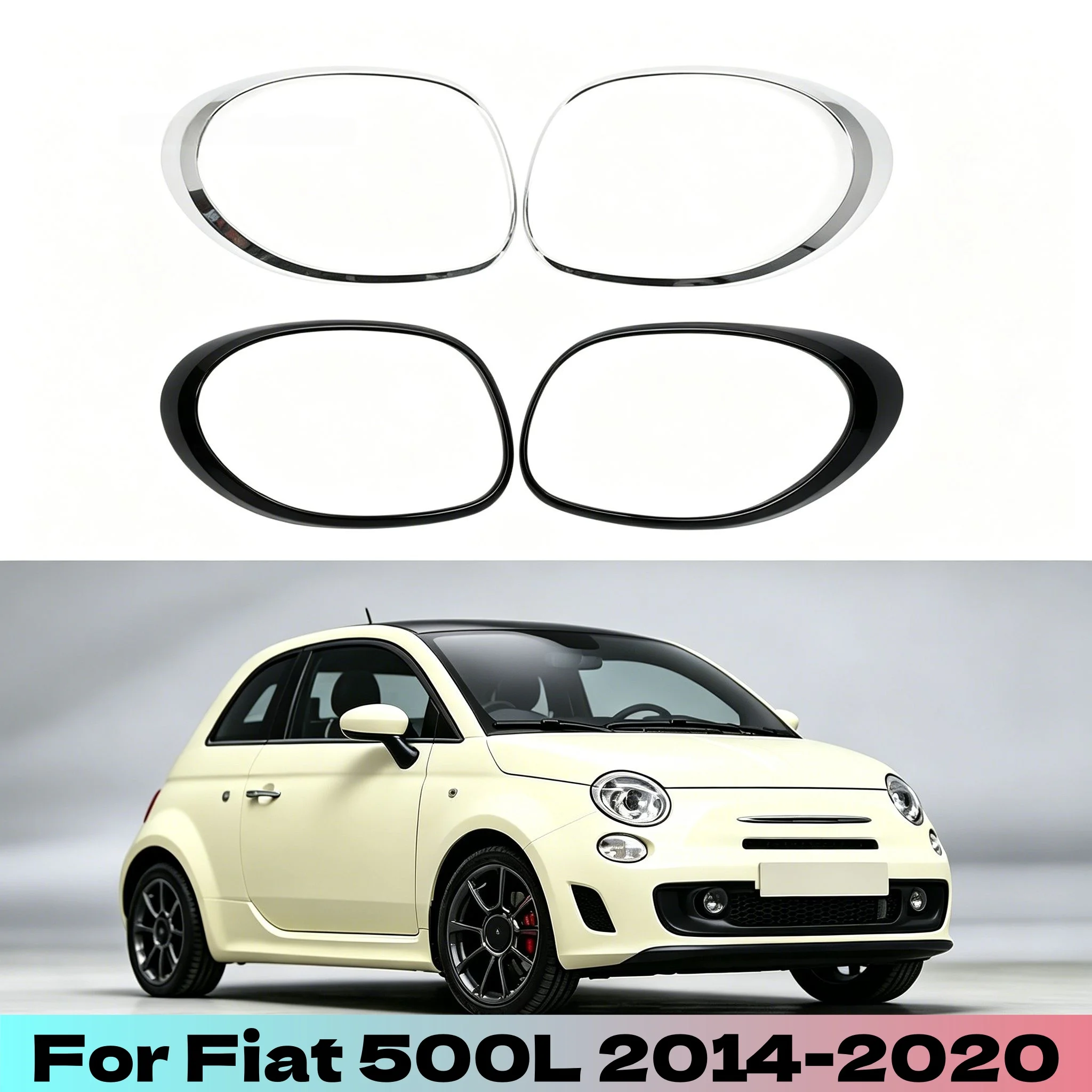 For Fiat 500L 2014-2020 Pair Left Right Rear Tail Light Bezel Trim Ring 68235995AA 68235996AA Rear Taillight Lamp Trim Ring
For Fiat 500L 2014-2020 Pair Left Right Rear Tail Light Bezel Trim Ring 68235995AA 68235996AA Rear Taillight Lamp Trim Ring