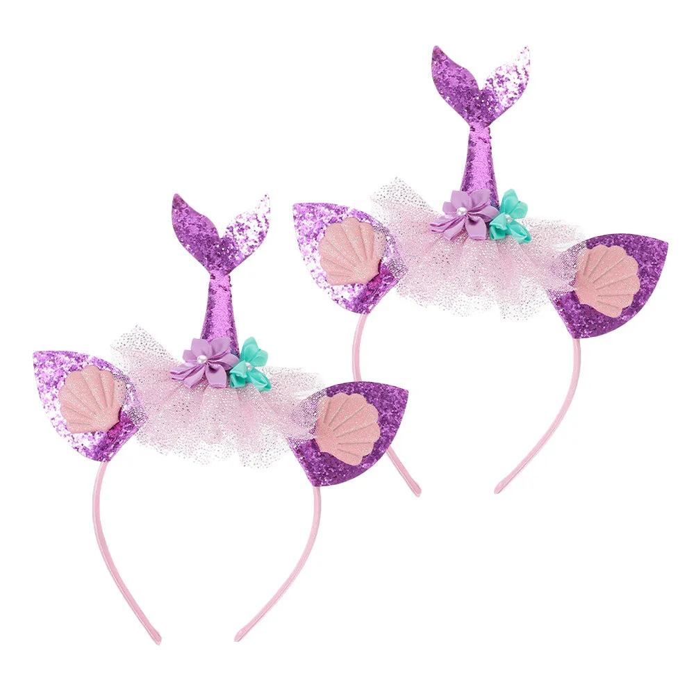 2Pcs Mermaid Headbands for Girls Soft Comfortable Baby Hairband Cute Sea Creature Hair Accessories for Parties Daily Wear Photo
2Pcs Mermaid Headbands for Girls Soft Comfortable Baby Hairband Cute Sea Creature Hair Accessories for Parties Daily Wear Photo