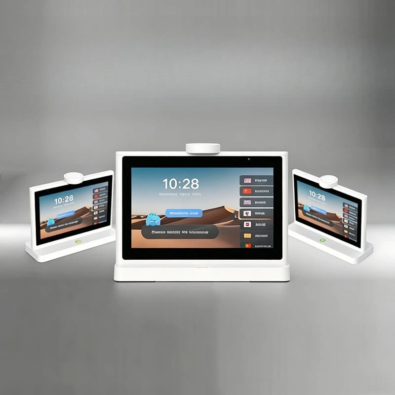 10.1-Inch double-sided AI translator desktop dual-screen monitor with built-in microphone
10.1-Inch double-sided AI translator desktop dual-screen monitor with built-in microphone