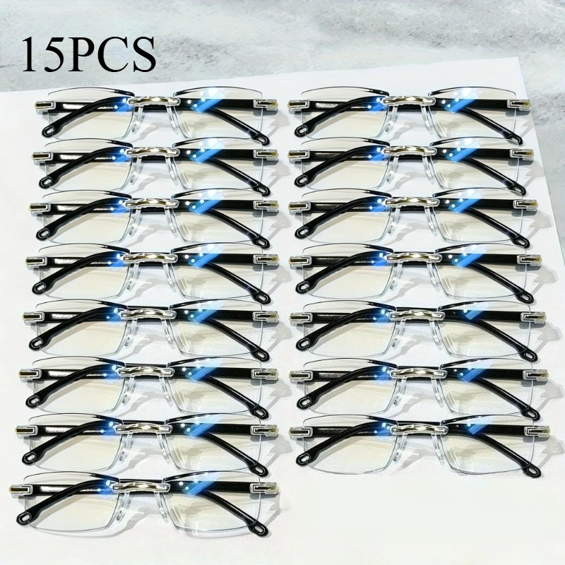 15 Pairs of High-Definition Reading Glasses Designed to Reduce Eye Strain, Suitable for Both Men And Women. These Comfortable Business Glasses Feature High-Definition Lenses And Are Perfect As Gifts for Halloween And Christmas
15 Pairs of High-Definition Reading Glasses Designed to Reduce Eye Strain, Suitable for Both Men And Women. These Comfortable Business Glasses Feature High-Definition Lenses And Are Perfect As Gifts for Halloween And Christmas