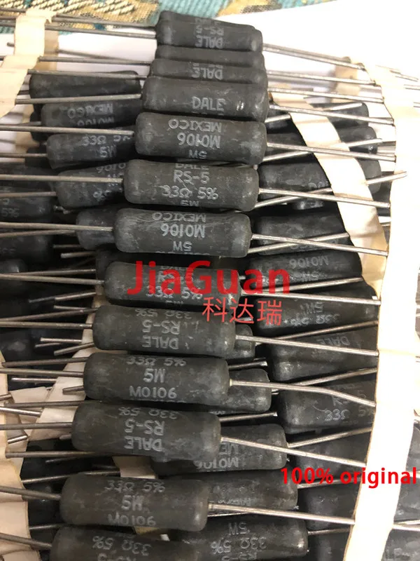 10PCS free shipping NEW Mexico DALE RS-5 5W33R 5% audio resistance wire wound resistor 33 ohm/5W 33R
10PCS free shipping NEW Mexico DALE RS-5 5W33R 5% audio resistance wire wound resistor 33 ohm/5W 33R