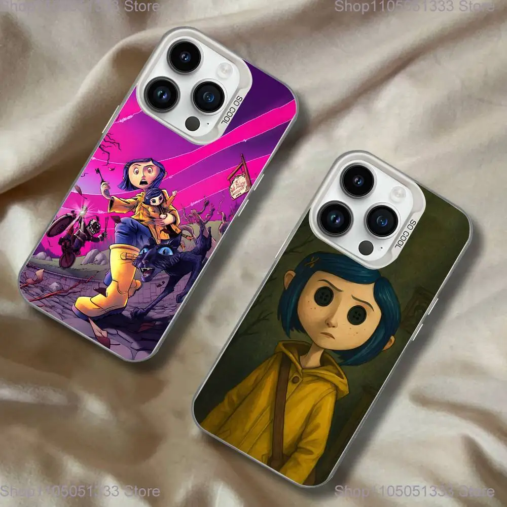 Cartoon C-CoralineS Phone Case For iPhone 16,15,14,13,12,11,Pro,XS,Max,Plus,Mini,SE White Candy Matte Shockproof Cover
Cartoon C-CoralineS Phone Case For iPhone 16,15,14,13,12,11,Pro,XS,Max,Plus,Mini,SE White Candy Matte Shockproof Cover