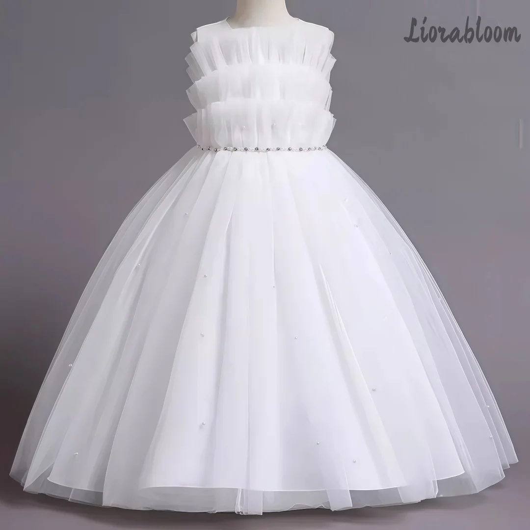 Girls' Multicolor Simple Dress Tulle Flower Girl Gown Layered Fluffy Party Dress Wedding Attire Long Formal Gown Prom Dress
Girls' Multicolor Simple Dress Tulle Flower Girl Gown Layered Fluffy Party Dress Wedding Attire Long Formal Gown Prom Dress