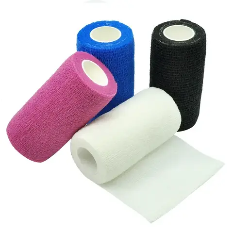 1pcs Self-adhesive Elastic Bandage Elastoplast First Aid Sport Bandage Tape Multi-size For Knee Finger Ankle Palm Shoulder