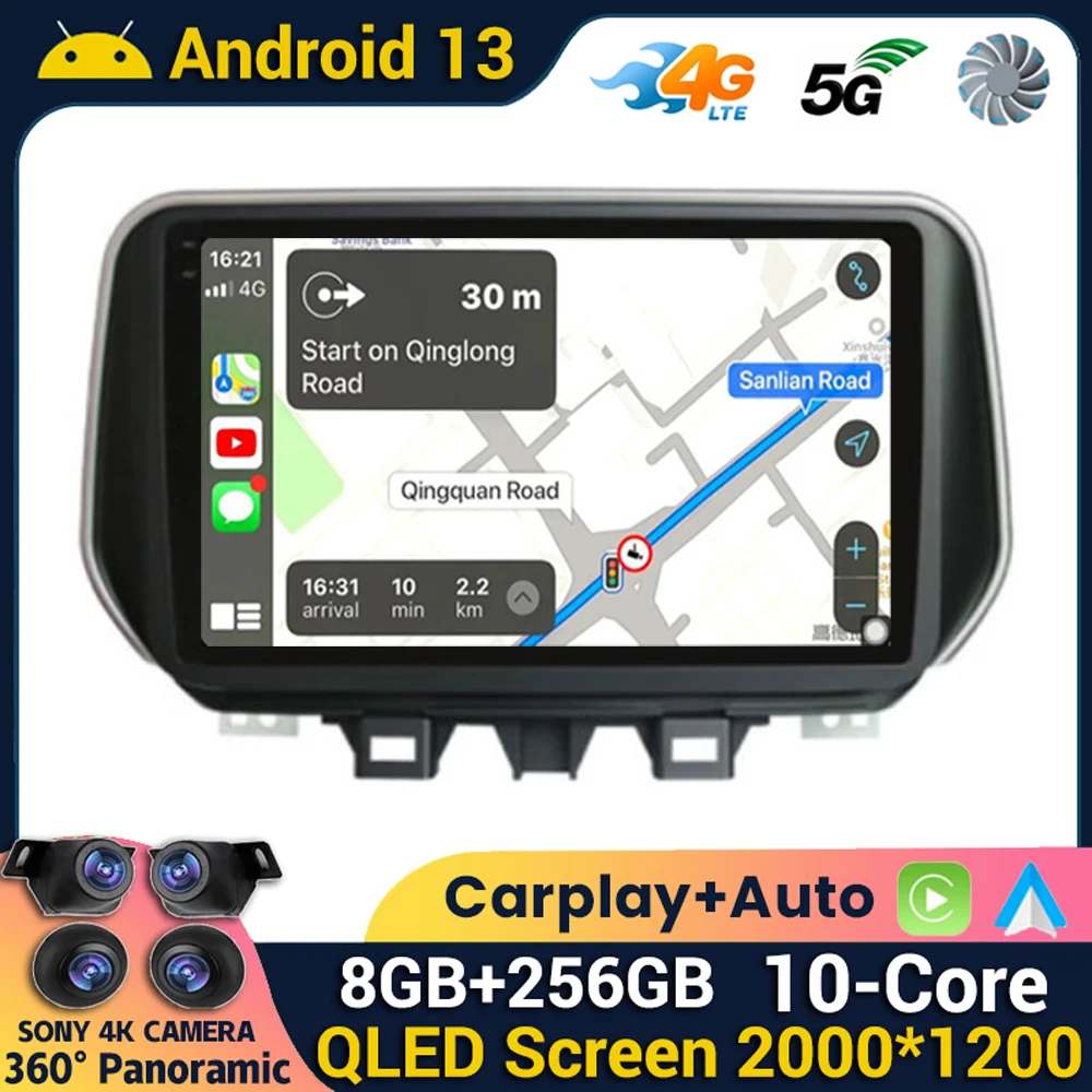 Android 13 Carplay Auto Car Radio For Hyundai Tucson IX35 2018 2019 2020 Stereo Multimedia Player Navigation GPS 4G WIFI BT QLED
Android 13 Carplay Auto Car Radio For Hyundai Tucson IX35 2018 2019 2020 Stereo Multimedia Player Navigation GPS 4G WIFI BT QLED