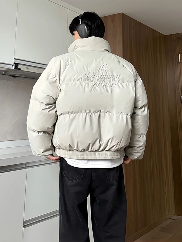 Теплый хлопковый тюнер, мужское зимнее пальто свободного кроя, молодежное пальто из мягкой кожи с вышивкой, уличное пальто с воротником-стойкой
Теплый хлопковый тюнер, мужское зимнее пальто свободного кроя, молодежное пальто из мягкой кожи с вышивкой, уличное пальто с воротником-стойкой