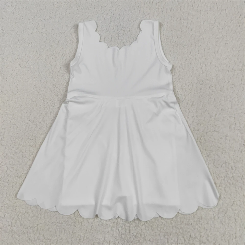 Baby Girls White Sleeveless Yoga Knee-Length Dresses Summer Athletic Wear for Kids Comfortable Breathable White Kids Girls Dress
Baby Girls White Sleeveless Yoga Knee-Length Dresses Summer Athletic Wear for Kids Comfortable Breathable White Kids Girls Dress
