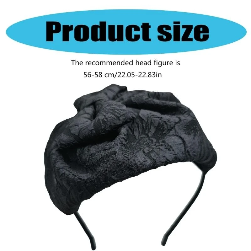 652F Elegant Fascinator Hat Headband Bowknot Textured Hair Accessories for Women Headband Headpiece 1920s Trend Art
652F Elegant Fascinator Hat Headband Bowknot Textured Hair Accessories for Women Headband Headpiece 1920s Trend Art
