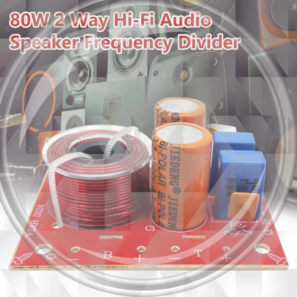 Adjustable Multi Speaker Audio Frequency Divider Board Treble Bass 2 Way Crossover for Home Amplifiers
Adjustable Multi Speaker Audio Frequency Divider Board Treble Bass 2 Way Crossover for Home Amplifiers