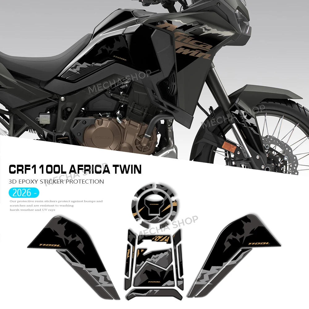 Motorcycle Accessories 3D Resin Sticker Protection Kit Tank Pad Hand Guard Protection Decal for Africa Twin CRF 1100 L
Motorcycle Accessories 3D Resin Sticker Protection Kit Tank Pad Hand Guard Protection Decal for Africa Twin CRF 1100 L