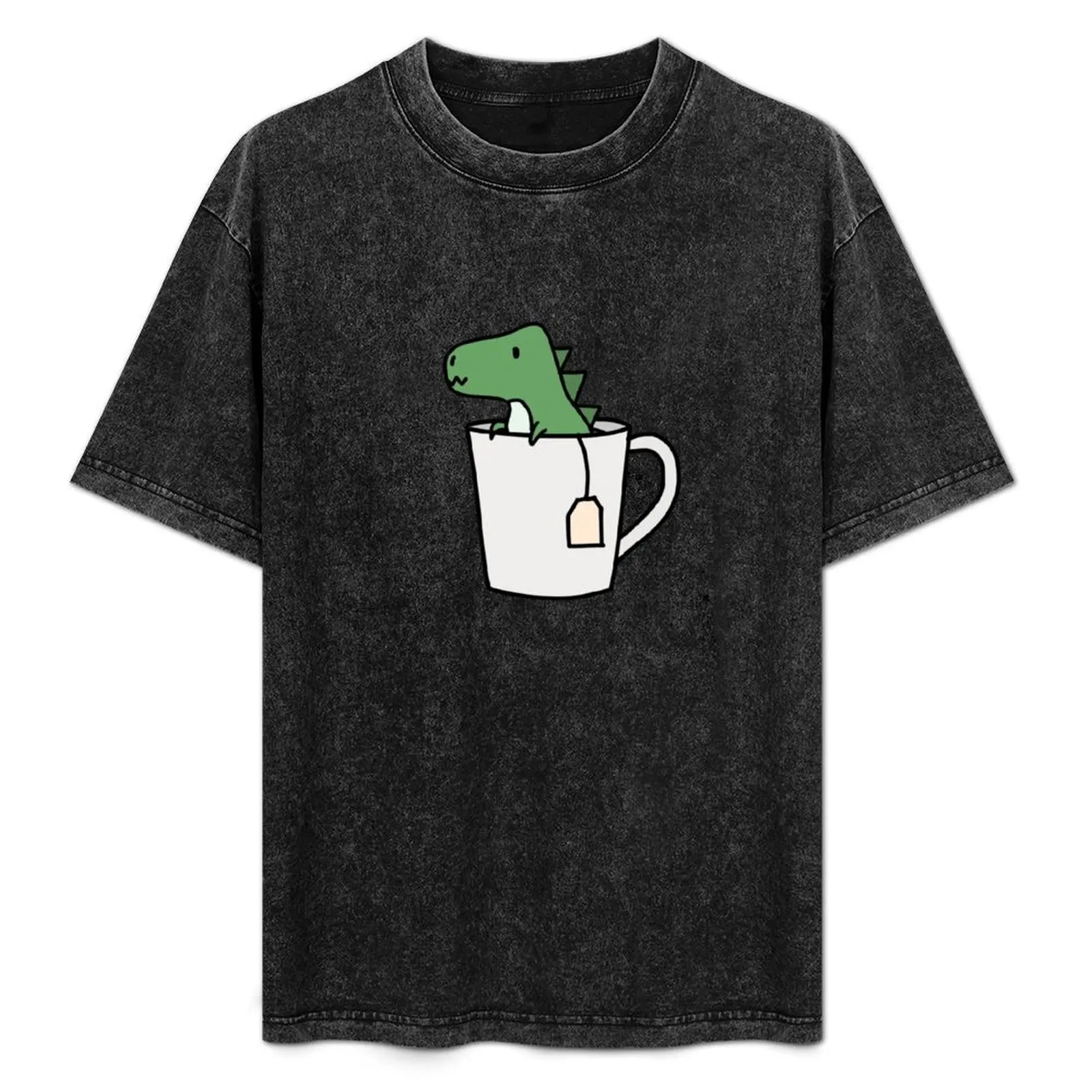Tea-Rex Teacup Dinosaur T-Shirt Plus Size Summer Casual T-Shirt
Tea-Rex Teacup Dinosaur T-Shirt Plus Size Summer Casual T-Shirt