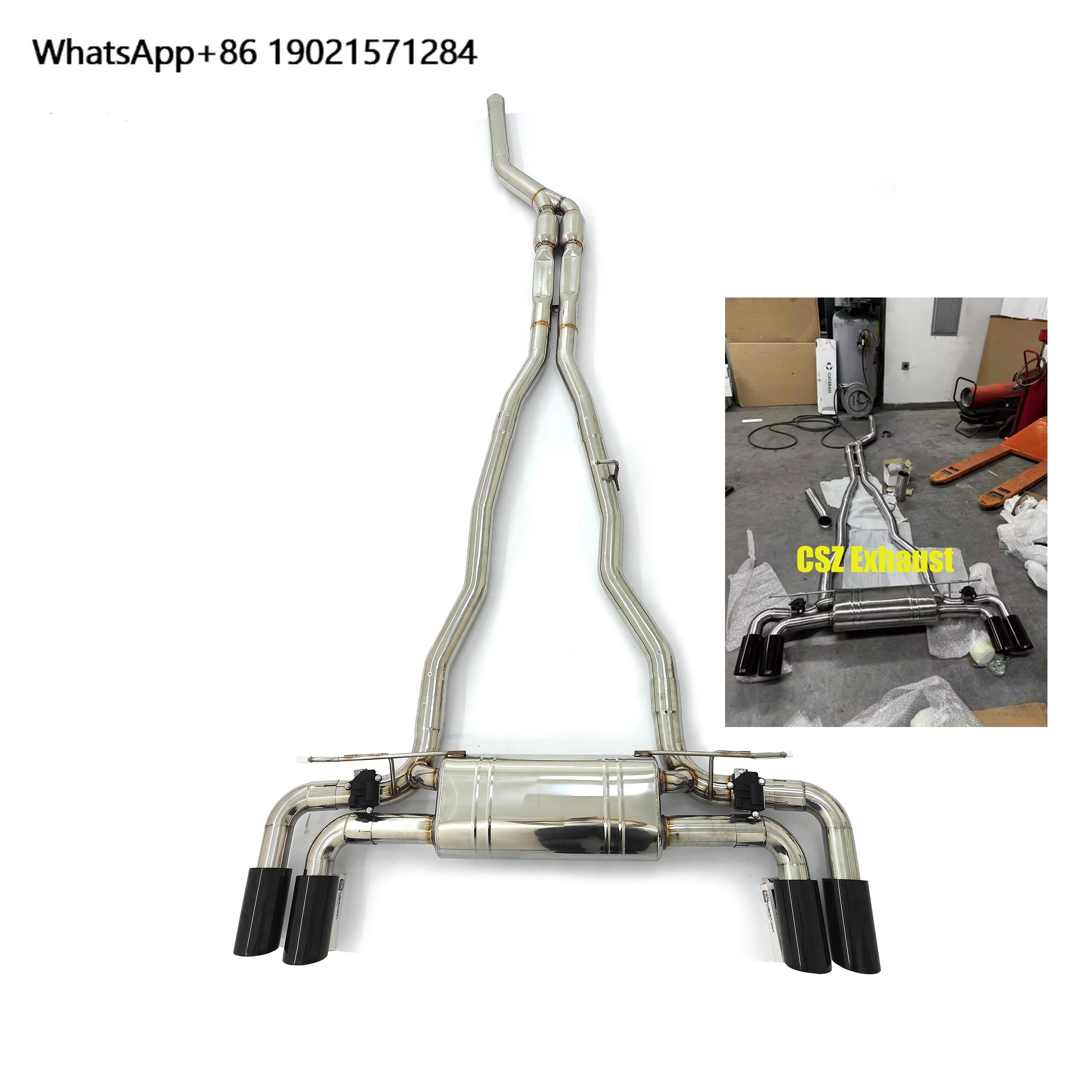 540i G30 B58 3.0T Exhaust System Valve Muffler Hot Sale CSZ Stainless Steel Valve Guide
540i G30 B58 3.0T Exhaust System Valve Muffler Hot Sale CSZ Stainless Steel Valve Guide