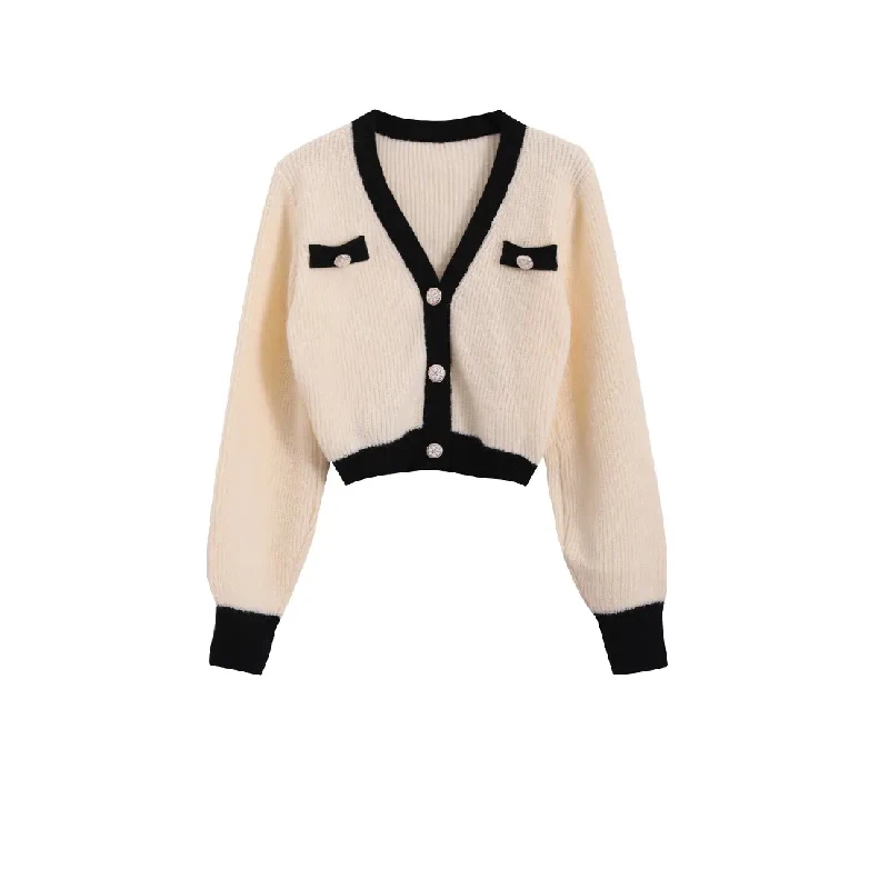L NIGO Women's Spring And Autumn Striped Single Breasted Hooded Long Sleeve White Ribbed Knit Cardigan Ngvp #nigo7863
L NIGO Women's Spring And Autumn Striped Single Breasted Hooded Long Sleeve White Ribbed Knit Cardigan Ngvp #nigo7863