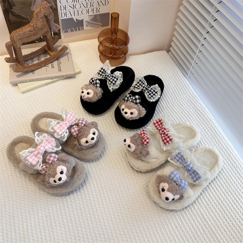 Милые детские полутапочки с героями мультфильмов, весенние плюшевые тапочки с рисунком кота и животного, удобные осенние зимние тапочки с закрытым носком
Милые детские полутапочки с героями мультфильмов, весенние плюшевые тапочки с рисунком кота и животного, удобные осенние зимние тапочки с закрытым носком