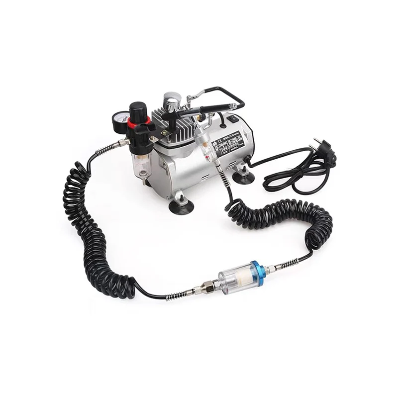 18B model airbrush air pump small air compressor spray paint color spray pump handheld furniture repair spray gun
18B model airbrush air pump small air compressor spray paint color spray pump handheld furniture repair spray gun