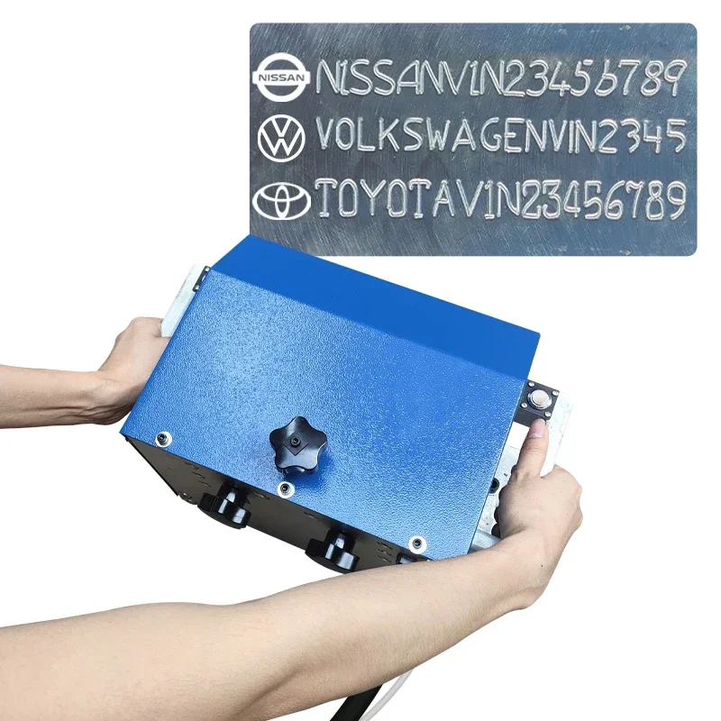 ZIXU Handheld Pneumatic Dot Peen Marking Machine Electromagnetic VIN Chassis Number And Nameplate Dot Pin Engraving For Metal
ZIXU Handheld Pneumatic Dot Peen Marking Machine Electromagnetic VIN Chassis Number And Nameplate Dot Pin Engraving For Metal