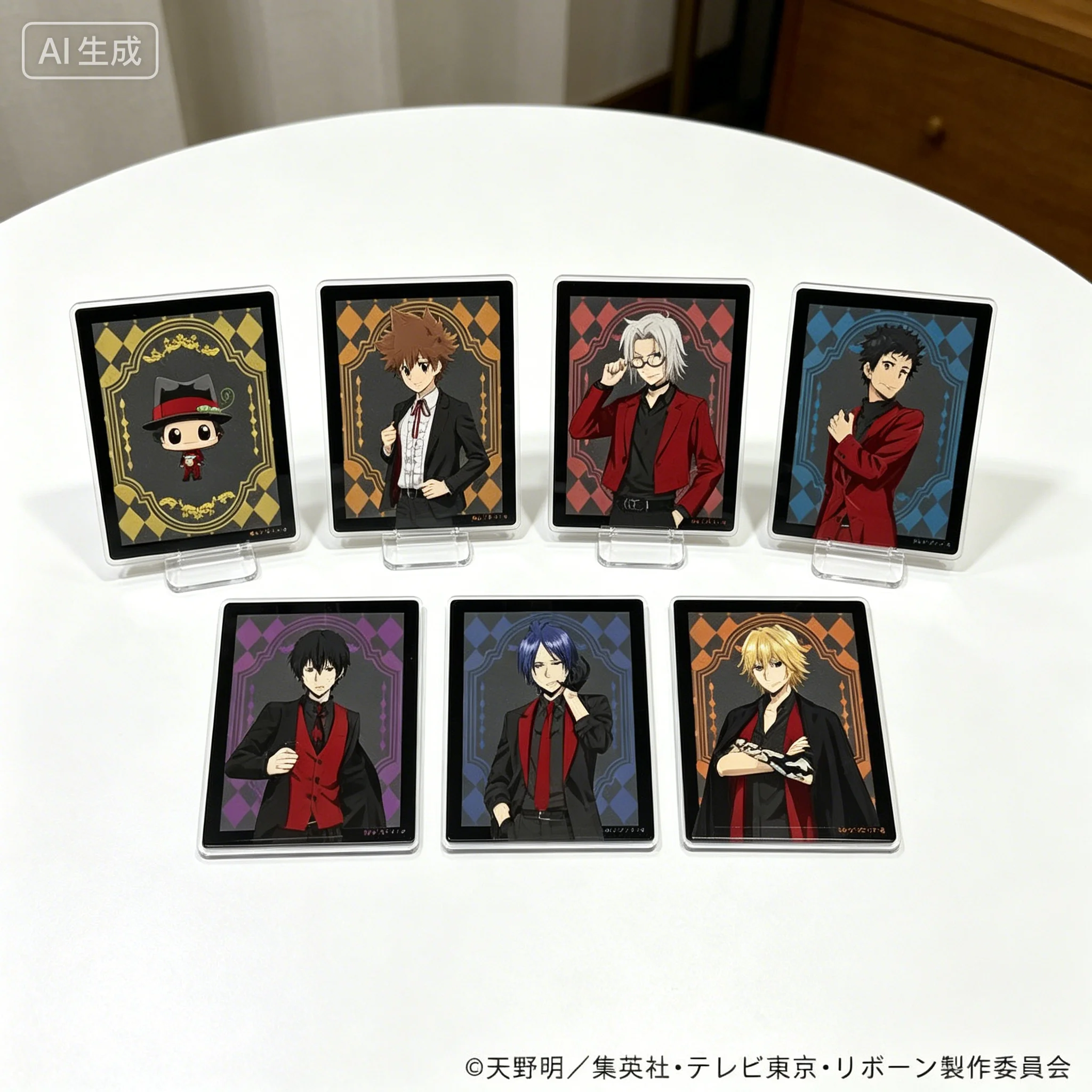 Katekyo Hitman Reborn Anime Sawada Tsunayoshi Gokudera Hayato rectangle Acrylic Figure Stand Model Plate Keychains Desk Decor
Katekyo Hitman Reborn Anime Sawada Tsunayoshi Gokudera Hayato rectangle Acrylic Figure Stand Model Plate Keychains Desk Decor