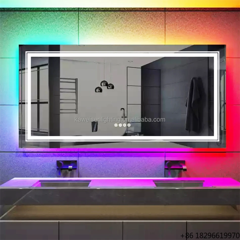 Современная умная тумба для ванной с RGB LED подсветкой и изменением цвета
Современная умная тумба для ванной с RGB LED подсветкой и изменением цвета