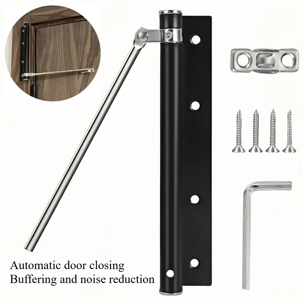 Automatic Door Closer Spring Self Closing Hinges Stainless Steel Soft Close Auto Top Latches with Arm Screw Wrench Door Hardware
Automatic Door Closer Spring Self Closing Hinges Stainless Steel Soft Close Auto Top Latches with Arm Screw Wrench Door Hardware