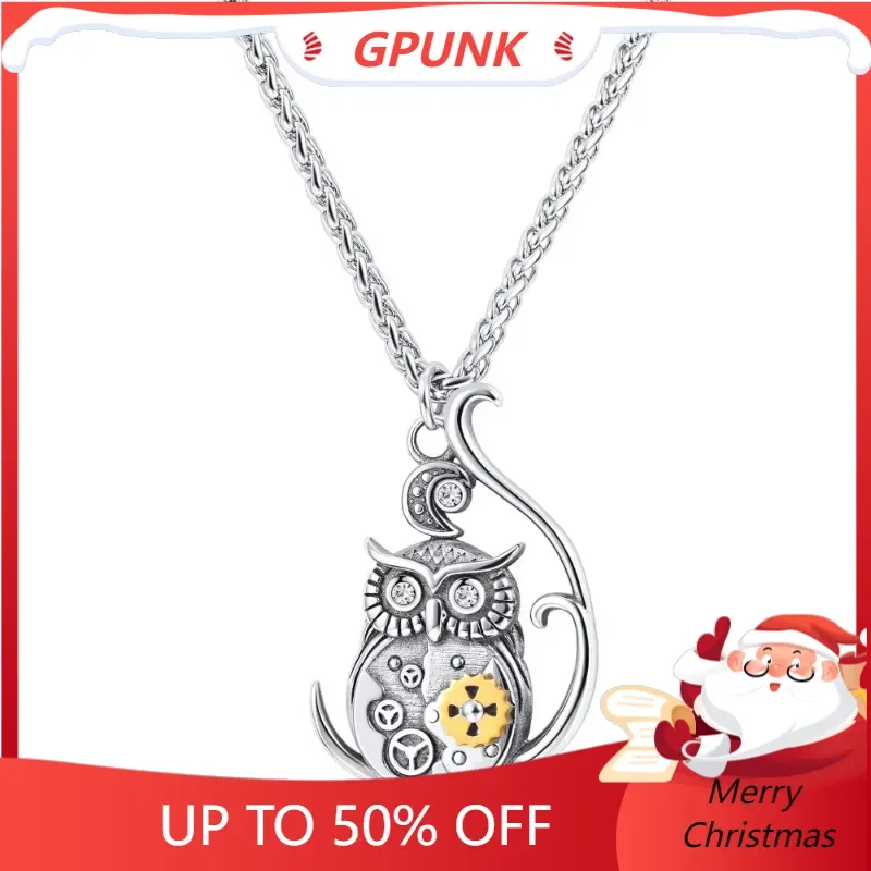 Fashion Stainless Steel Owl Pendant Necklace for Women Men Cute Animal Jewlery Accessaries Hot Sale Birthday Jewlery Party Gifts
Fashion Stainless Steel Owl Pendant Necklace for Women Men Cute Animal Jewlery Accessaries Hot Sale Birthday Jewlery Party Gifts