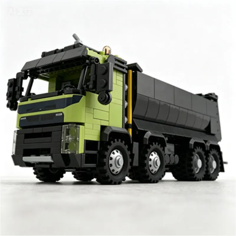 New MOC Dump Truck Building Block Set — Small-Particle City Construction Vehicle Model & Collectible Toy Kit (607 Pieces)
New MOC Dump Truck Building Block Set — Small-Particle City Construction Vehicle Model & Collectible Toy Kit (607 Pieces)
