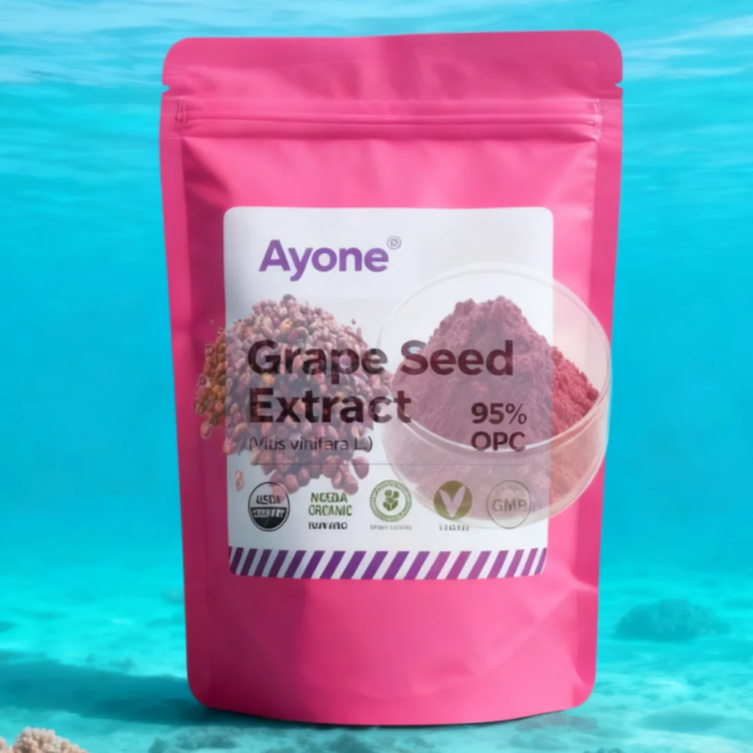 Customized Fast Shipping 95% OPC Grape Extract Out Packing Aluminum Foil Bag
Customized Fast Shipping 95% OPC Grape Extract Out Packing Aluminum Foil Bag