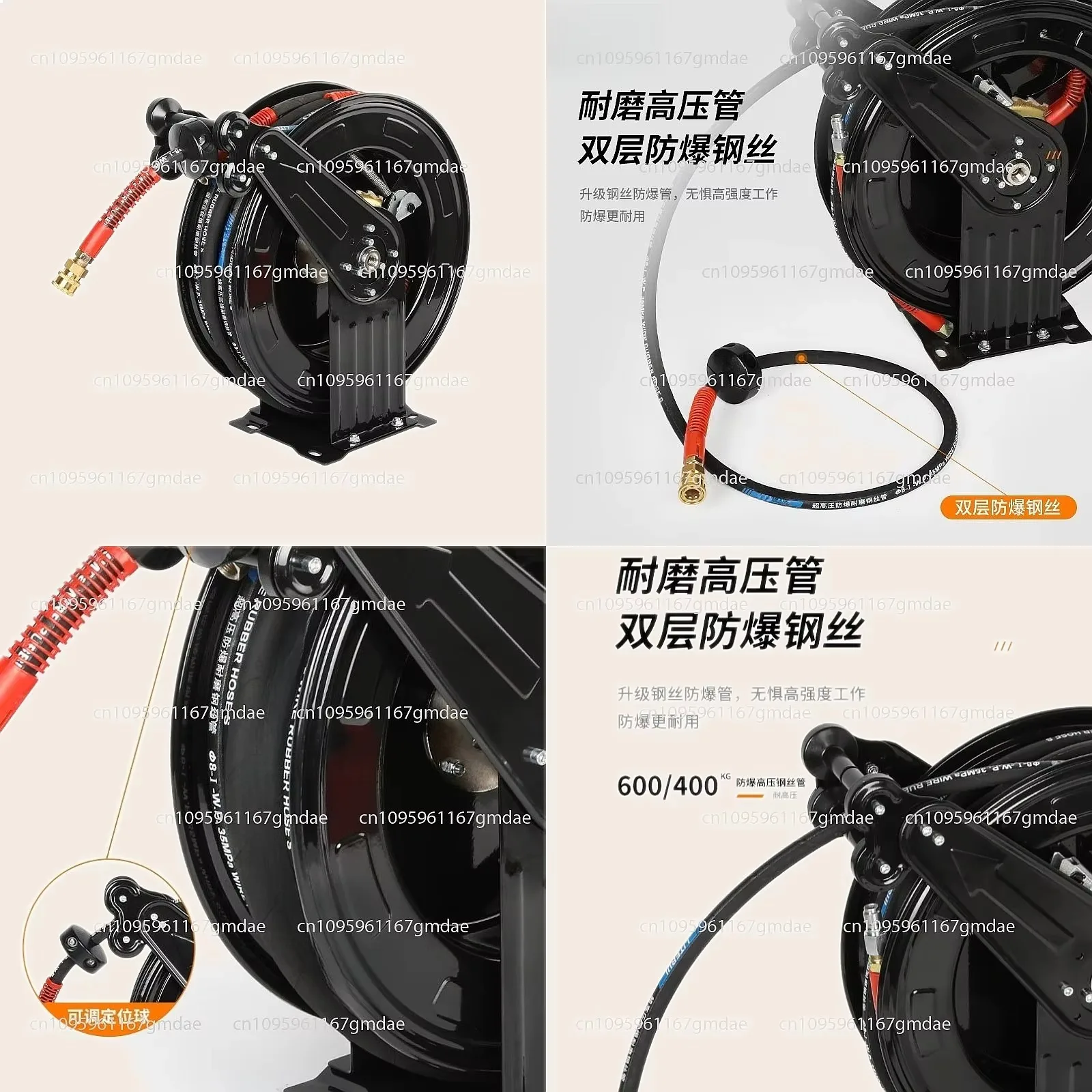 Heavy Duty Auto Rewind Retractable Hose Reel Wall Mount for Air Water Garage Workshop
Heavy Duty Auto Rewind Retractable Hose Reel Wall Mount for Air Water Garage Workshop