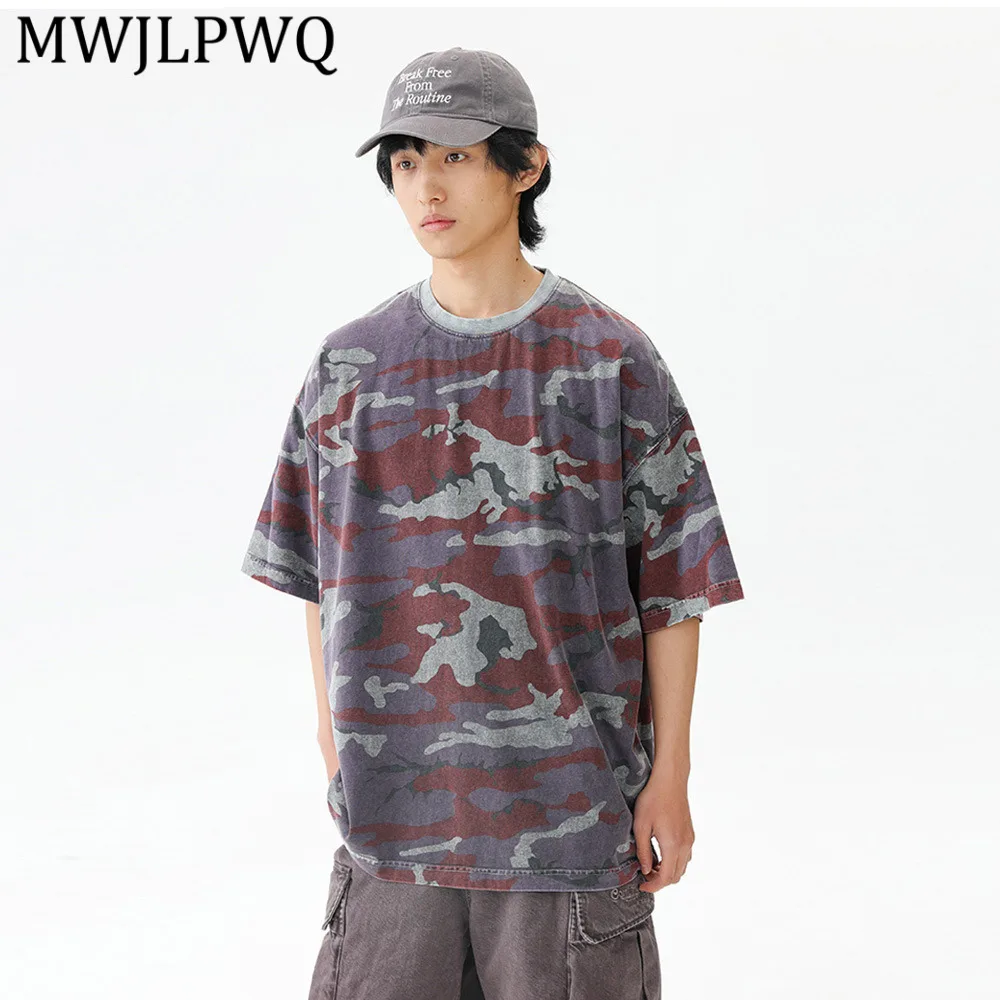 MWJLPWQ Color-Block Camouflage Short T-Shirt Men Summer Versatile Functional Loose Streetwear Round Neck Half Sleeve Tops 15222
MWJLPWQ Color-Block Camouflage Short T-Shirt Men Summer Versatile Functional Loose Streetwear Round Neck Half Sleeve Tops 15222