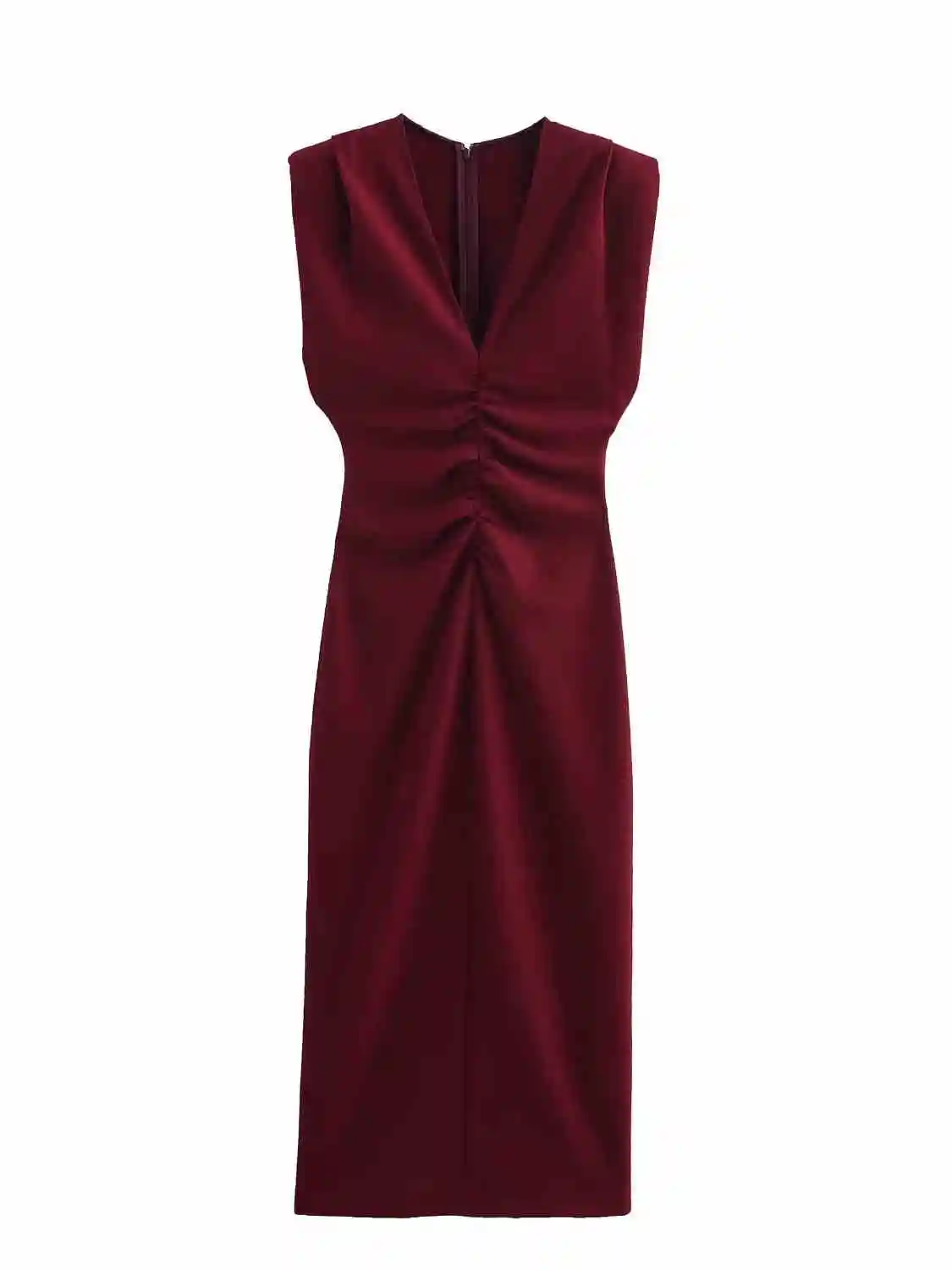 Spring New Arrival Women's Sle Midi Dr Padded oulder Waist Belt ZA2025 High Waist No Sve Folded Skirt Long Dr
Spring New Arrival Women's Sle Midi Dr Padded oulder Waist Belt ZA2025 High Waist No Sve Folded Skirt Long Dr
