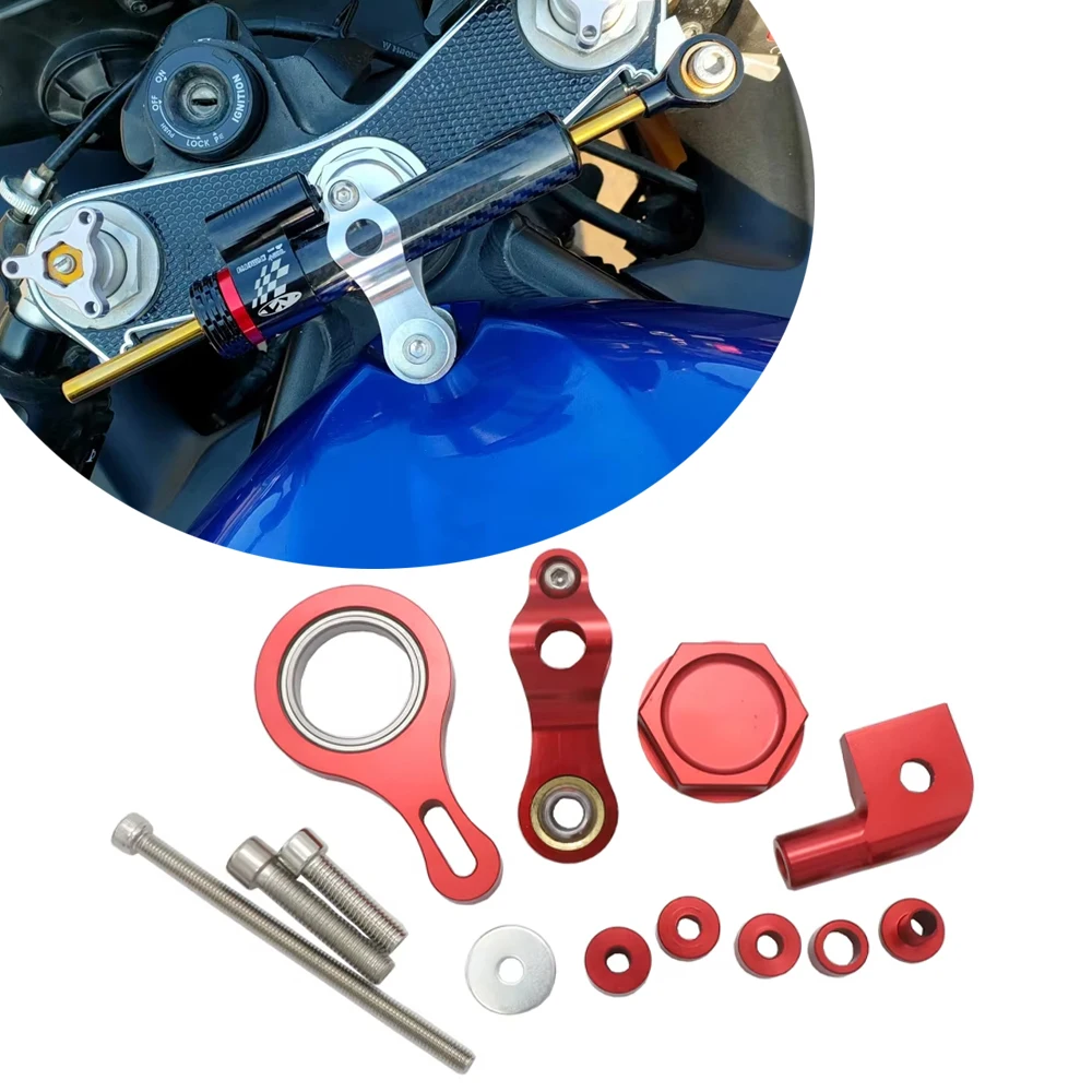 Steering Damper Stabilizer Motorcycle For YAMAHA YZF R1 2002-2018 YZF R6 2006-2020 Dampers Mount Bracket Support Kit
Steering Damper Stabilizer Motorcycle For YAMAHA YZF R1 2002-2018 YZF R6 2006-2020 Dampers Mount Bracket Support Kit