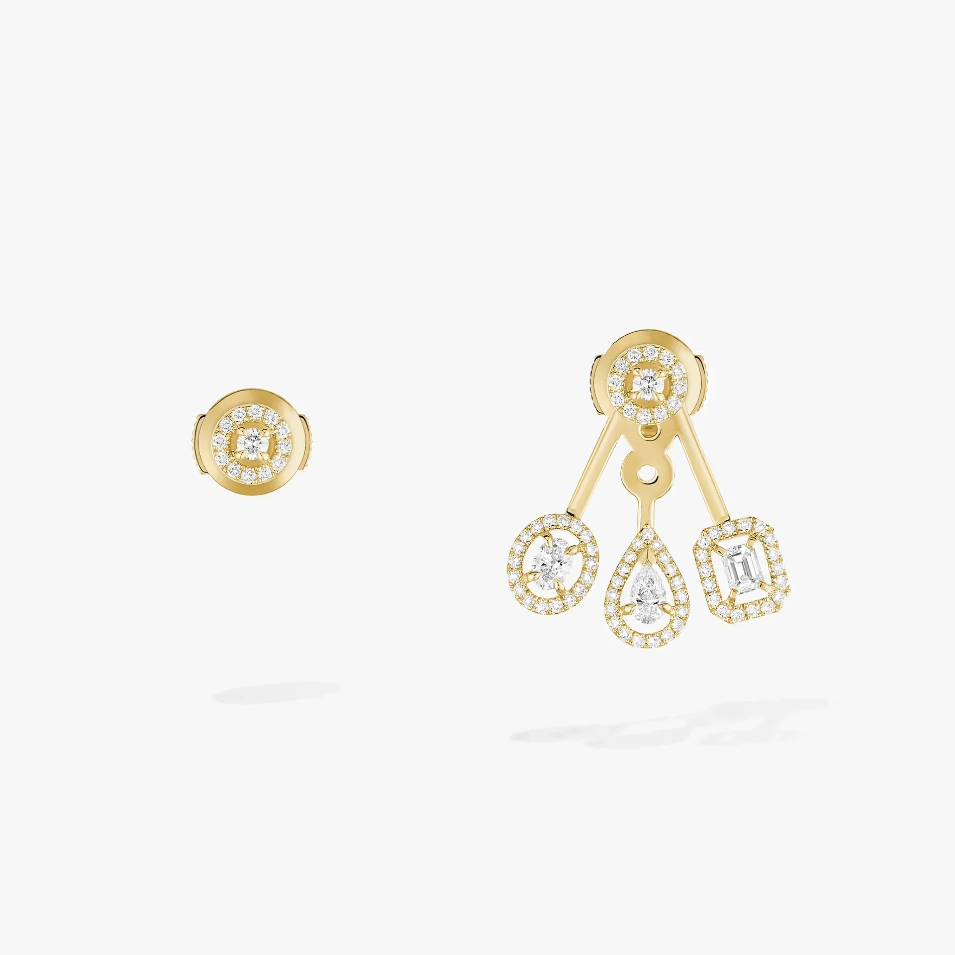 S925 Sterling Silver Brilliant Asymmetric Geometry 2-in-1 Earrings Women Luxury Jewelry Brand Girl's Festival Party Gift Banquet
S925 Sterling Silver Brilliant Asymmetric Geometry 2-in-1 Earrings Women Luxury Jewelry Brand Girl's Festival Party Gift Banquet