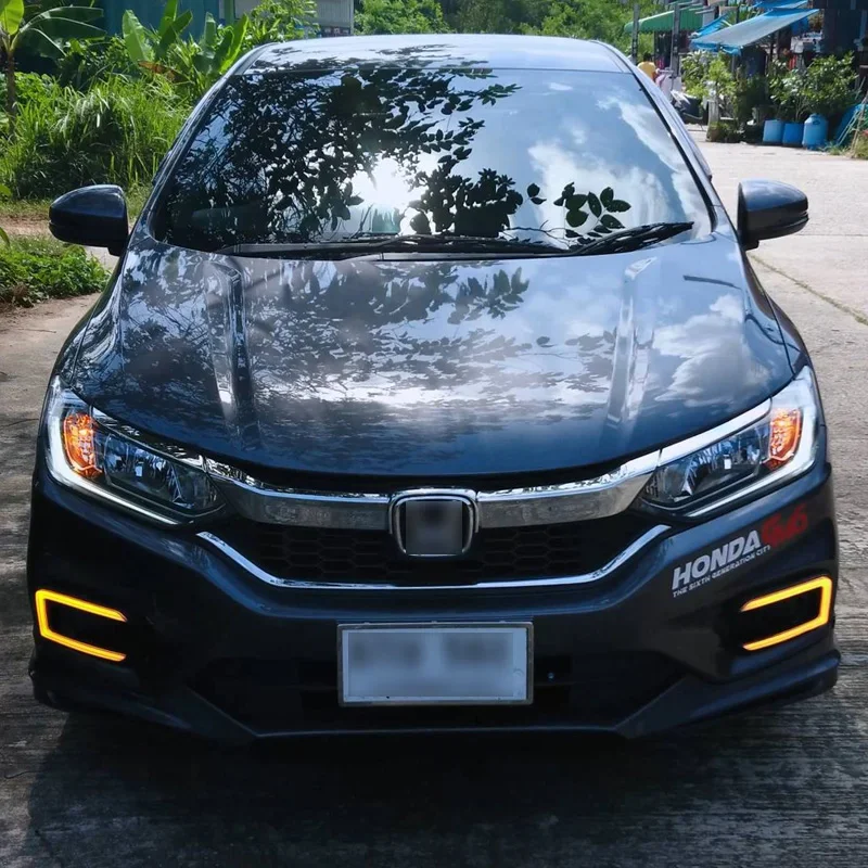 Car LED DRL Daylights For Honda City Grace 2017 2018 2019 Yellow Turn Signal Indicator Daytime Running Light Fog Lamp Headlight
Car LED DRL Daylights For Honda City Grace 2017 2018 2019 Yellow Turn Signal Indicator Daytime Running Light Fog Lamp Headlight