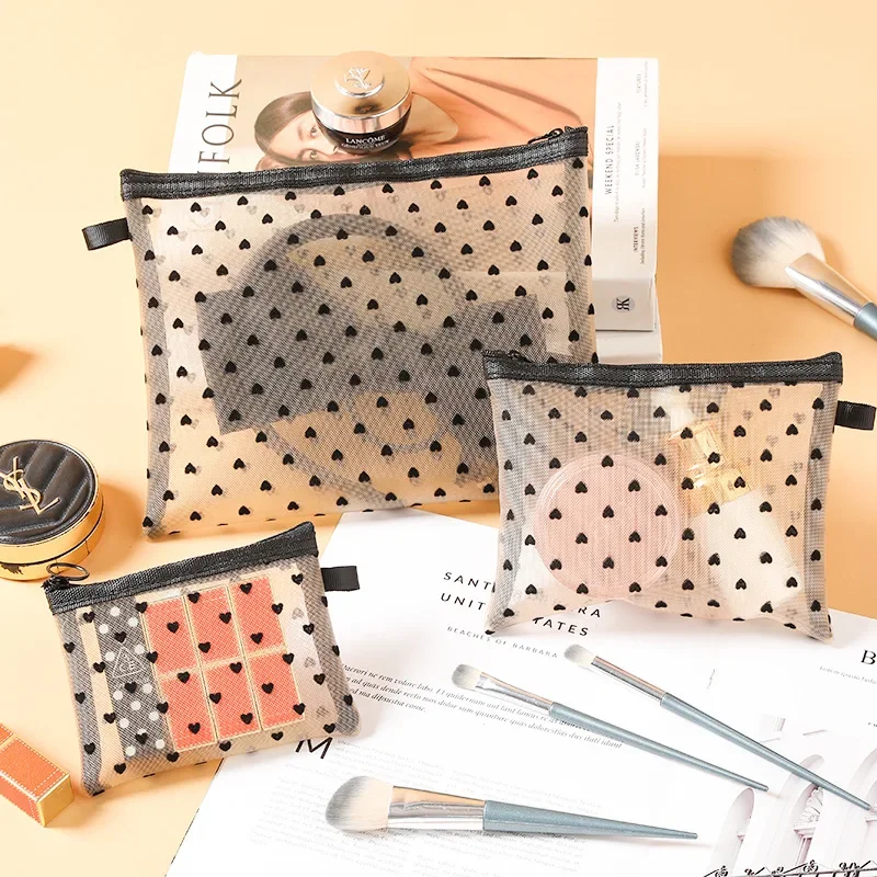 1Pcs Hot Mini Transparent Heart Makeup Bag Women Portable Lipsticks Cosmetic Storage Pouch Ins Clear Ctue Small Make Up Bag
1Pcs Hot Mini Transparent Heart Makeup Bag Women Portable Lipsticks Cosmetic Storage Pouch Ins Clear Ctue Small Make Up Bag