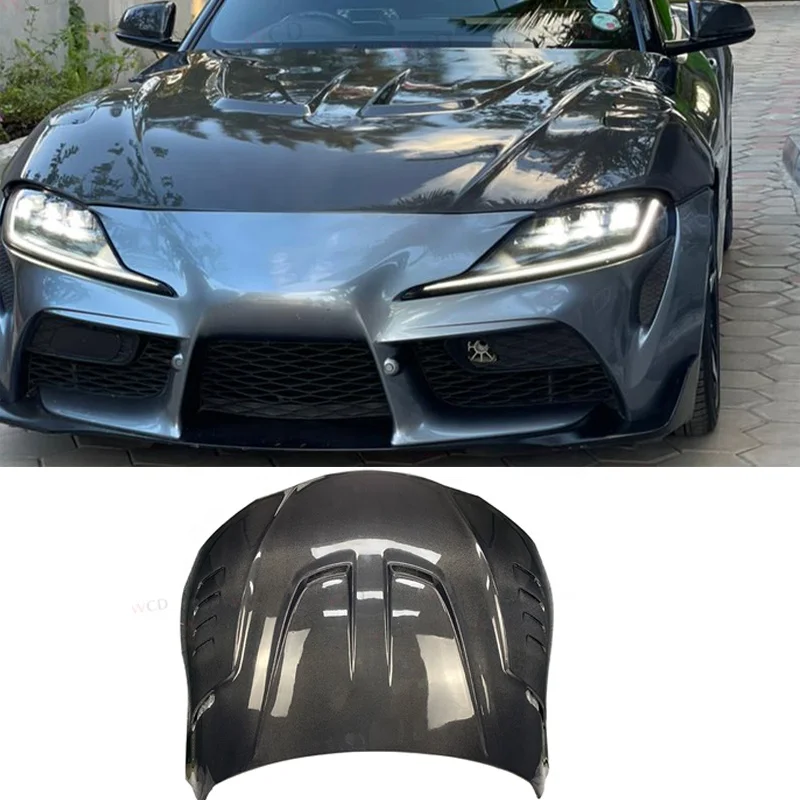 LB Design Carbon Fiber Engine Bonnet Cover 2019-2022 for Toyota Supra A90 Engine Hood Car Accessories
LB Design Carbon Fiber Engine Bonnet Cover 2019-2022 for Toyota Supra A90 Engine Hood Car Accessories