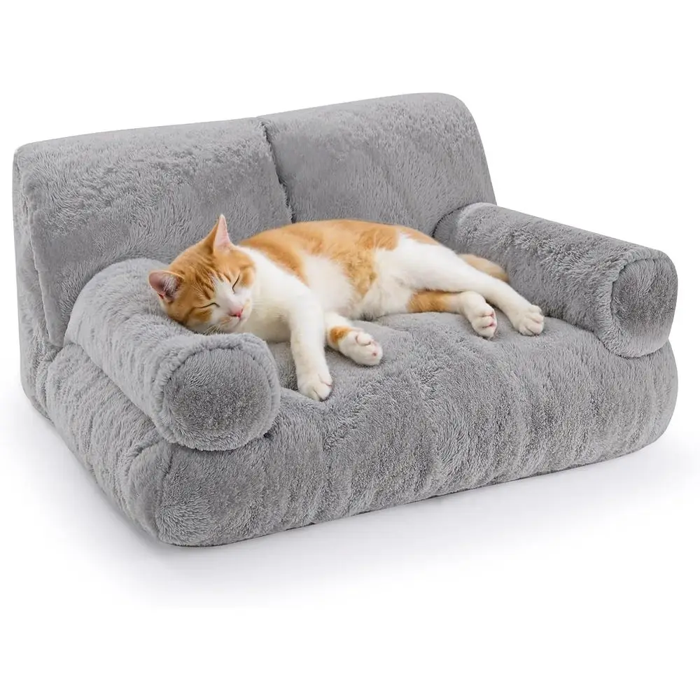 Upgraded Large Cat Bed with 10% More Sponge, Orthopedic Couch Beds with Bolstered Edges, Washable & Removable Cover, Anti Slip B
Upgraded Large Cat Bed with 10% More Sponge, Orthopedic Couch Beds with Bolstered Edges, Washable & Removable Cover, Anti Slip B