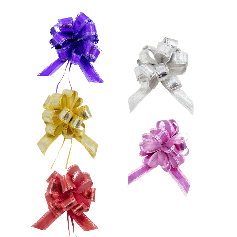5 pcs Pull Bows Gift Wrap Ribbon Decor Durable Reusable Christmas Party Wedding Car Ornament Set Vivid Colors Bows
5 pcs Pull Bows Gift Wrap Ribbon Decor Durable Reusable Christmas Party Wedding Car Ornament Set Vivid Colors Bows