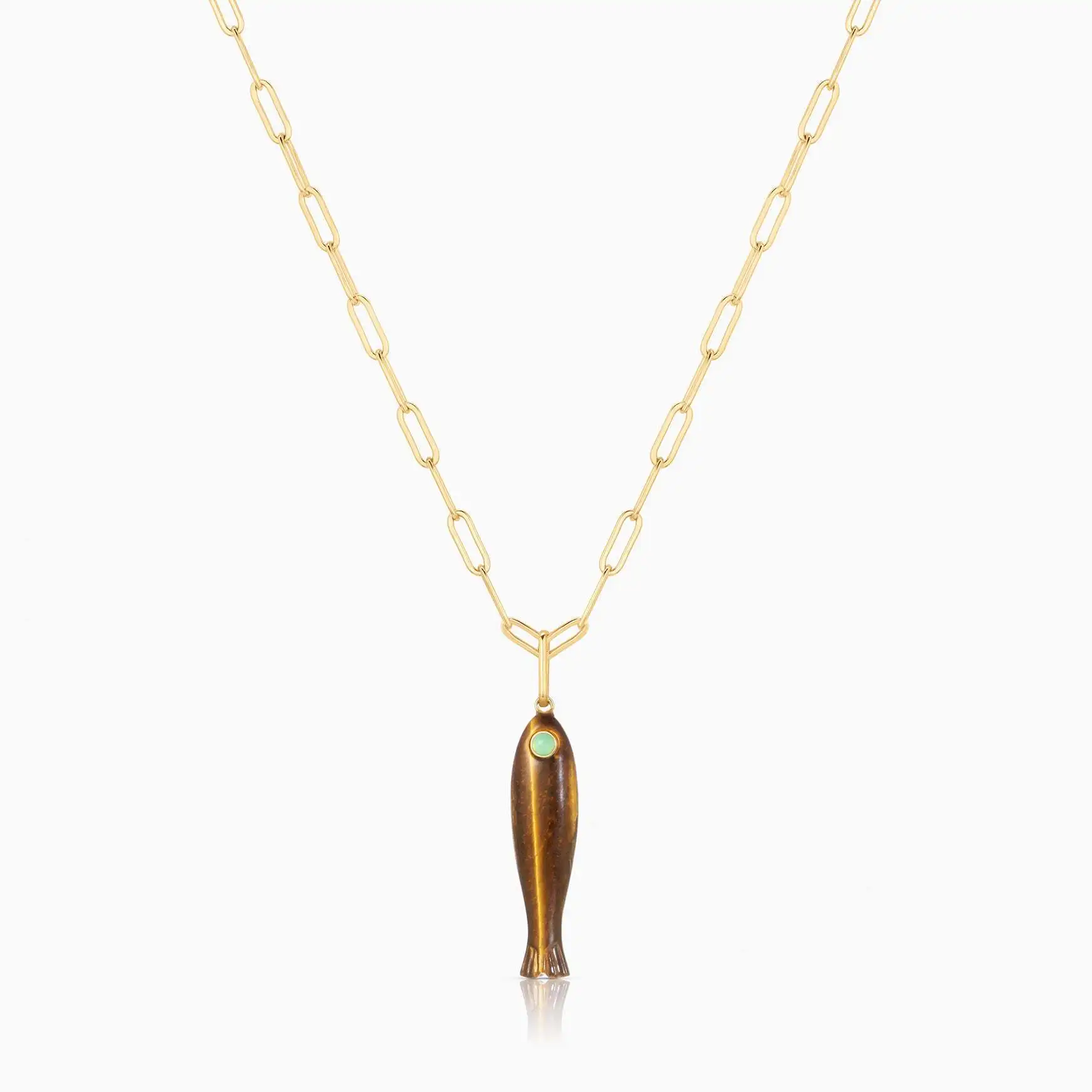 2025 New Stylish Women's Fish Pendant Necklace Elegant Paperclip Chain Copper Gold Plated Perfect for Beach Vacations Daily
2025 New Stylish Women's Fish Pendant Necklace Elegant Paperclip Chain Copper Gold Plated Perfect for Beach Vacations Daily