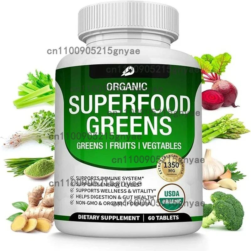 Ежедневный зеленый шпинат Superfood, брокколи, моринга, бетроот, сельрия, зеленый чай обеспечивает поддержку иммунитета с 60 капсулами
Ежедневный зеленый шпинат Superfood, брокколи, моринга, бетроот, сельрия, зеленый чай обеспечивает поддержку иммунитета с 60 капсулами