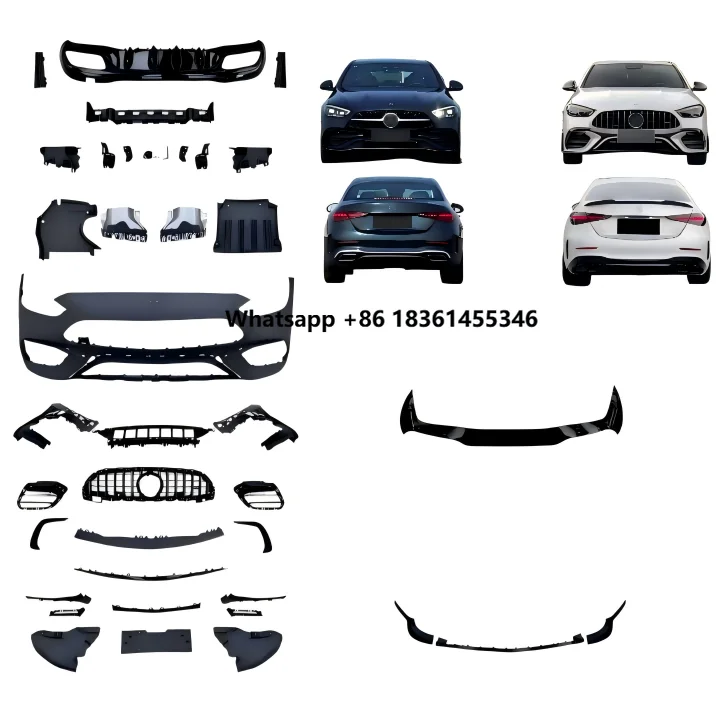 For C-Class W206 Upgrade C63S Body Kit, Compatible with 2022-2023 Models, No Cutting Required.
For C-Class W206 Upgrade C63S Body Kit, Compatible with 2022-2023 Models, No Cutting Required.