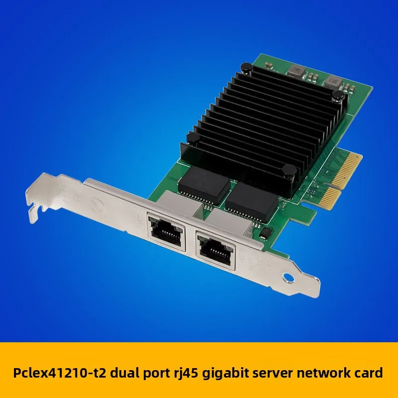 Сетевая карта UGREEN PCIe x4 I210-T2 с двумя портами Gigabit Ethernet RJ45 для сервера
Сетевая карта UGREEN PCIe x4 I210-T2 с двумя портами Gigabit Ethernet RJ45 для сервера