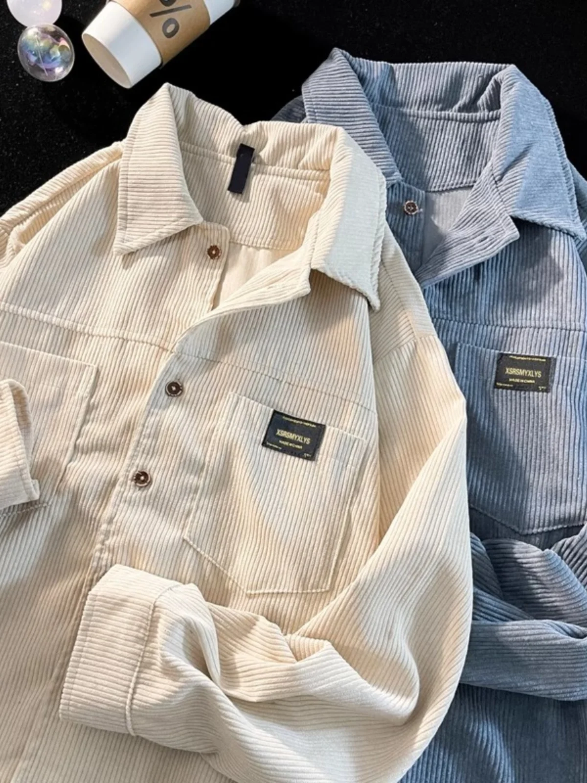 Long Sleeve Corduroy Men's Shirt Casual Loose Fit Autumn Spring Workwear Vintage Style Pocket Detail Fashionable Jacket
Long Sleeve Corduroy Men's Shirt Casual Loose Fit Autumn Spring Workwear Vintage Style Pocket Detail Fashionable Jacket