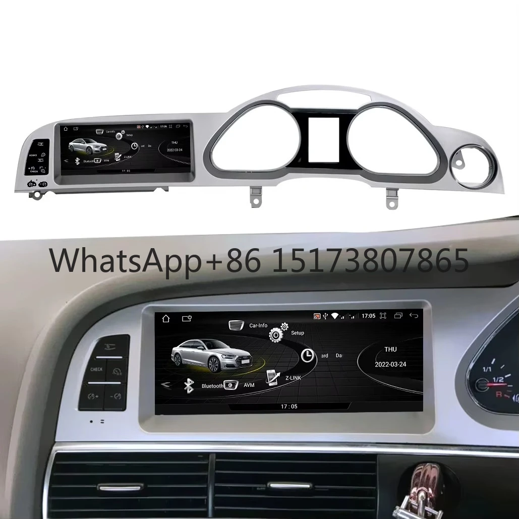 RHD Android14 Car Radio Navigatoy Multimedia Player for A6 A6L MMI 2006-2011Right Hand Drive Android auto System CarPaly
RHD Android14 Car Radio Navigatoy Multimedia Player for A6 A6L MMI 2006-2011Right Hand Drive Android auto System CarPaly