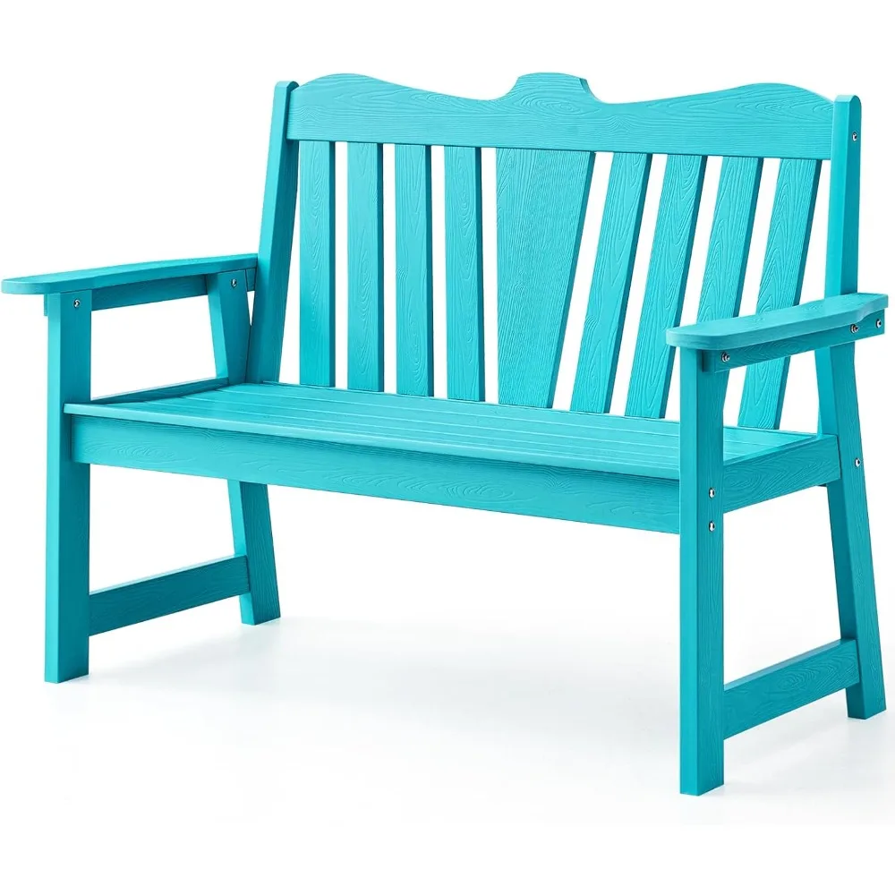 2-Person Weatherproof Garden Bench with Wide Armrests and Backrest, All-Weather Patio Bench Will not Rot and Fade for Garden
2-Person Weatherproof Garden Bench with Wide Armrests and Backrest, All-Weather Patio Bench Will not Rot and Fade for Garden