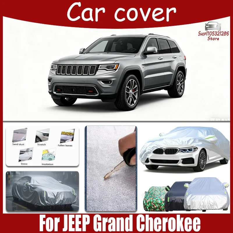Full Car Cover For JEEP Grand Cherokee Outdoor Use - Waterproof Snowproof Sunshade, Winter & Summer Auto Protection Accessories
Full Car Cover For JEEP Grand Cherokee Outdoor Use - Waterproof Snowproof Sunshade, Winter & Summer Auto Protection Accessories