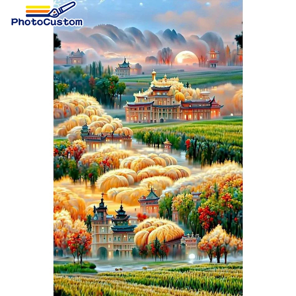 PhotoCustom 30x40cm DIY Diamond Painting Landscape 5D Full Round Resin Rhinestone Embroidery Diamond Mosaic Home Decor New
PhotoCustom 30x40cm DIY Diamond Painting Landscape 5D Full Round Resin Rhinestone Embroidery Diamond Mosaic Home Decor New